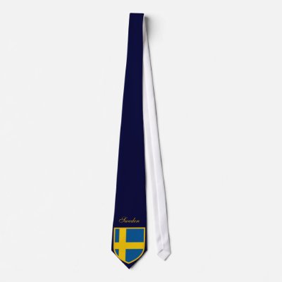 Beautiful Sweden Flag Neck Ties by GrooveMaster