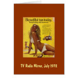 Beautiful Tan Today...Young-looking Skin Tomorrow cards