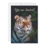 Beautiful Tiger Invitations
