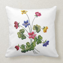 Beautiful Traditional Jacobean Crewel Embroidery Pillows