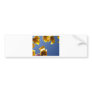 Beautiful Tulips Seen From Below Bumper Stickers