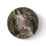 Beautiful Vintage Forrest Flower Goddess Button