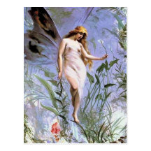 Beautiful Vintage Nature Fairy Post Cards
