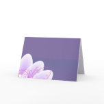 Beautiful violet blossom wedding gift cards