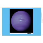 Beautiful Violet Neptune Greeting Card