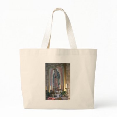 Beautiful Virgin Mary Canvas Bags by Suzettas