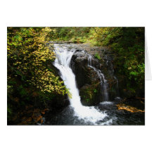 Beautiful Waterfall Greeting Card