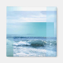 "Beautiful Waves" by Cheryl Daniels Magnets