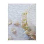 Beautiful wedding cake postcard