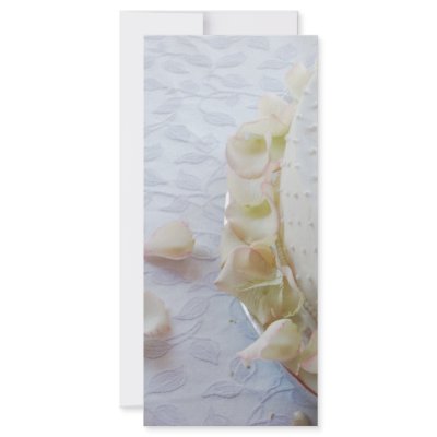 Beautiful wedding cake customized rack card by luissantos84