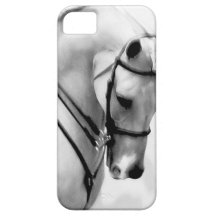 Beautiful white Horse head