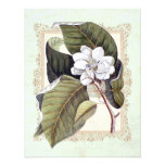 Beautiful White Magnolia Formal Dinner Party Personalized Invitation