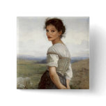 Beautiful Woman Button