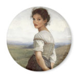 Beautiful Woman Refrigerator Magnet