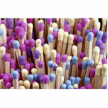 Beautiful Wooden matches Acrylic Cut Out