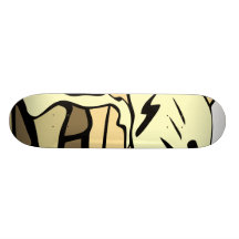 Beautifully creamy apple pie custom skateboard