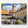 Beautifully Painted Tower In Cesky Krumlov Town Mousepads