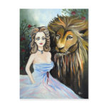 beauty and beast post card