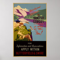 Beauty and grandeur - the Yangtze gorges Poster