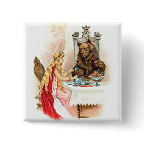 Beauty and the Beast Button