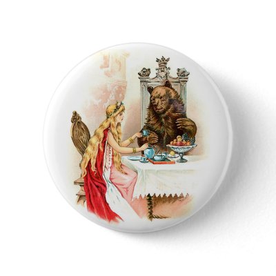 Beauty and the Beast Button by monstervox