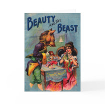 Beauty and the Beast, Greeting Card
