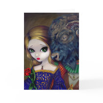 "Beauty and the Beast" Greeting Card