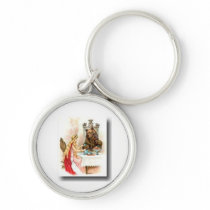 Beauty and the beast keychain