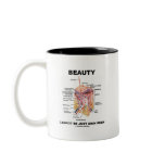 Beauty Cannot Be Just Skin Deep (Skin Layers) mugs