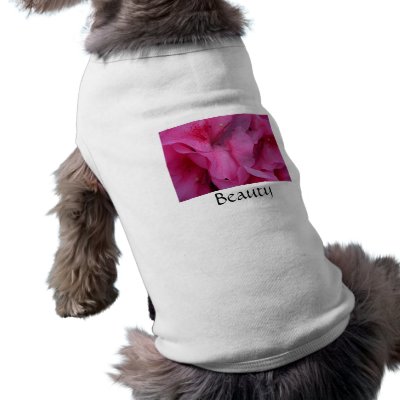 Beauty Doggie Tee Shirt by welcomeflowers