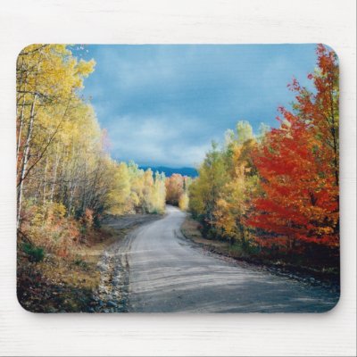 Beauty -FALL IN NEW ENGLAND Mouse Pads by loving4021