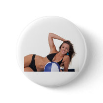 Beauty in Bikini Pinback Buttons