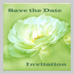 BEAUTY IN THE MIST-GREEN-SAVE THE DATE invitations