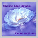 BEAUTY IN THE MIST - PURPLE -SAVE THE DATE invitations