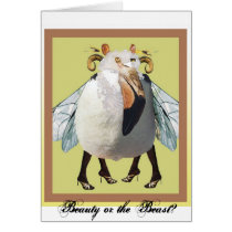 Beauty or the Beast? Greeting Card
