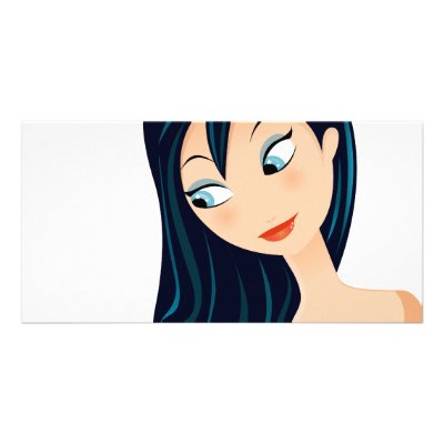 Beauty Customized Photo Card by Melisende