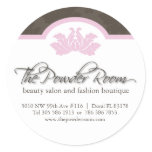 Beauty Salon Address Labels stickers