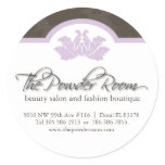 Beauty Salon Address Labels stickers