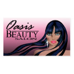 Beauty Salon II - Hair Makeup Nails Spa Treatments Business Cards