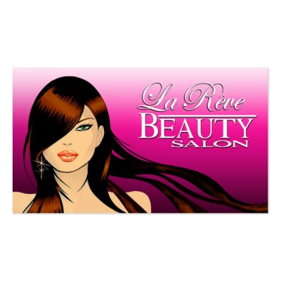 Beauty Salon III Hair Makeup Nails Spa Treatments by StylishBusinessCards