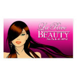 Beauty Salon III Hair Makeup Nails Spa Treatments business cards