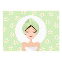 Beauty salon or spa business card
