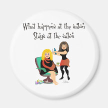 Beauty Salon Secrets Fridge Magnet