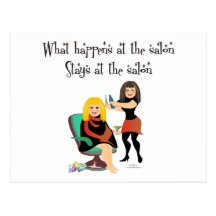 Beauty Salon Secrets Postcards