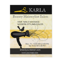 Beauty Salon & Spa Hairstylist Flyer