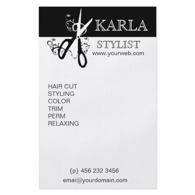 Beauty Salon Spa Magic Scissors Custom Flyer by 911business