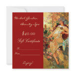 Beauty Spa Gift Certificates Custom Announcements