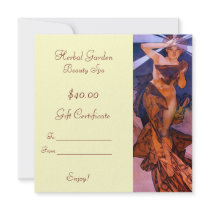Beauty Spa Gift Certificates Announcements