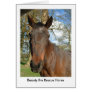 Beauty the Rescue Horse Card