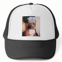 Beauty treatment trucker hats